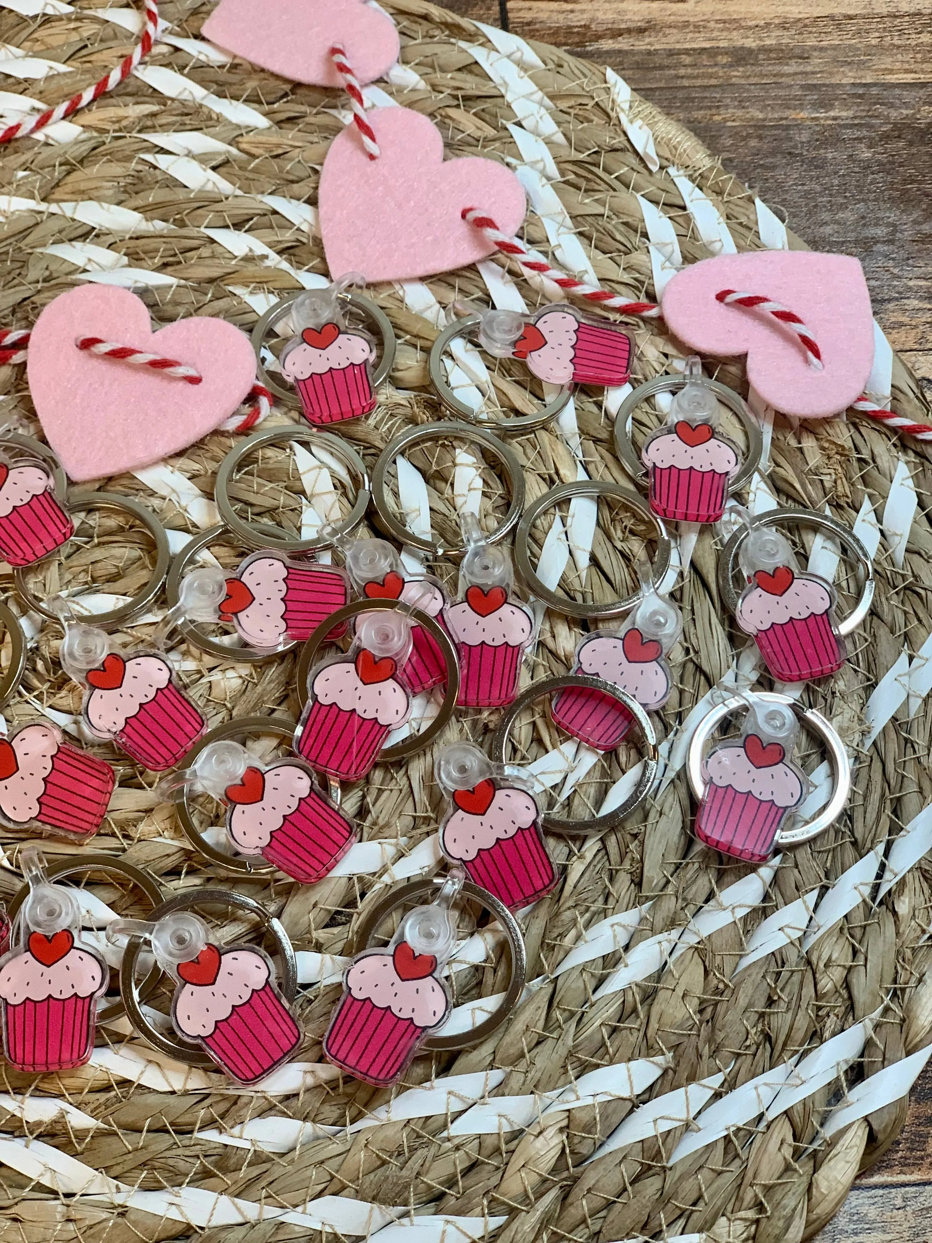 Cupcake Keychain