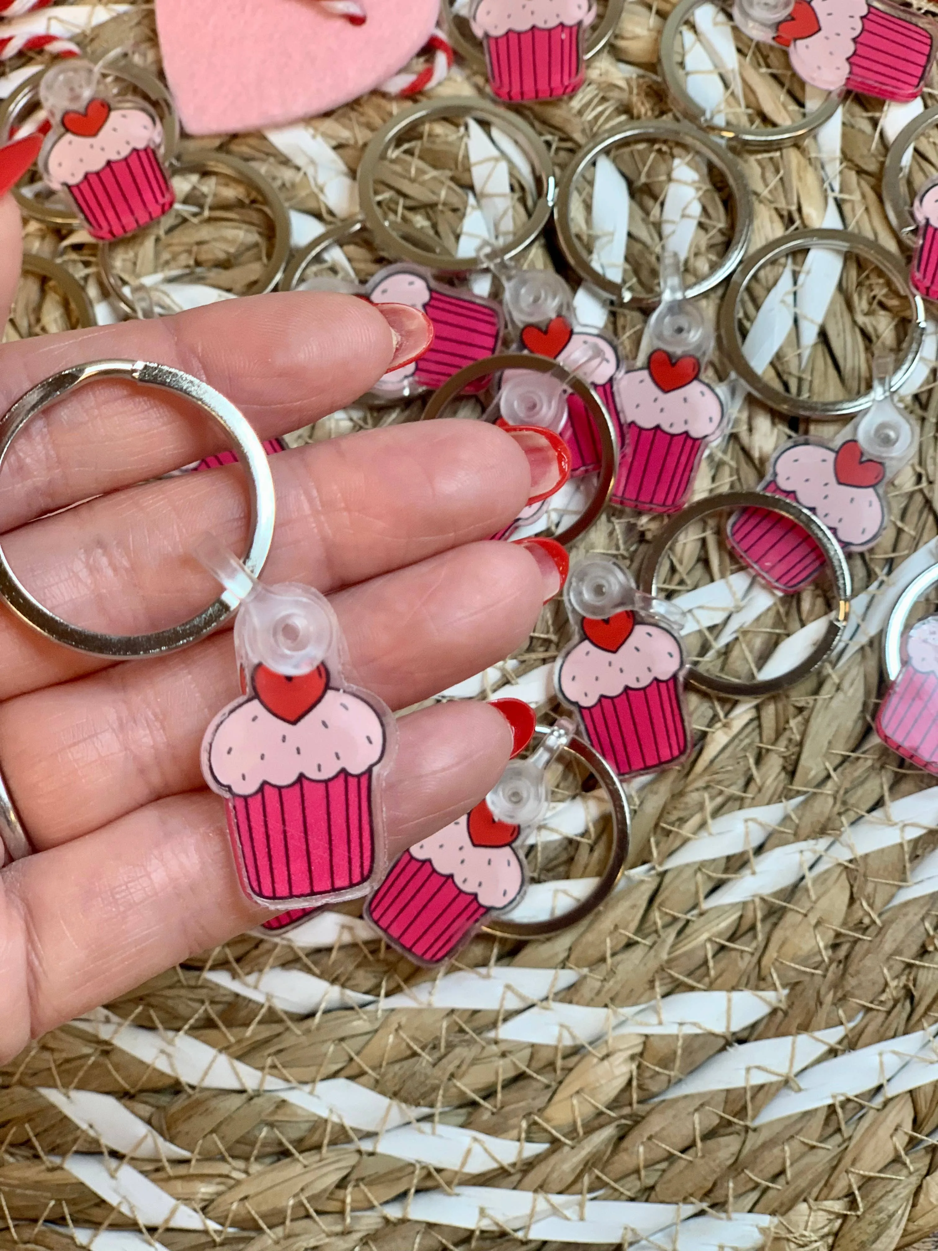 Cupcake Keychain