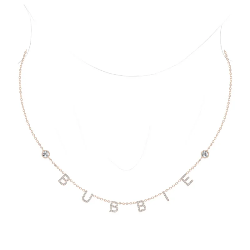 Custom BUBBIE Diamond Necklace