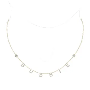 Custom BUBBIE Diamond Necklace