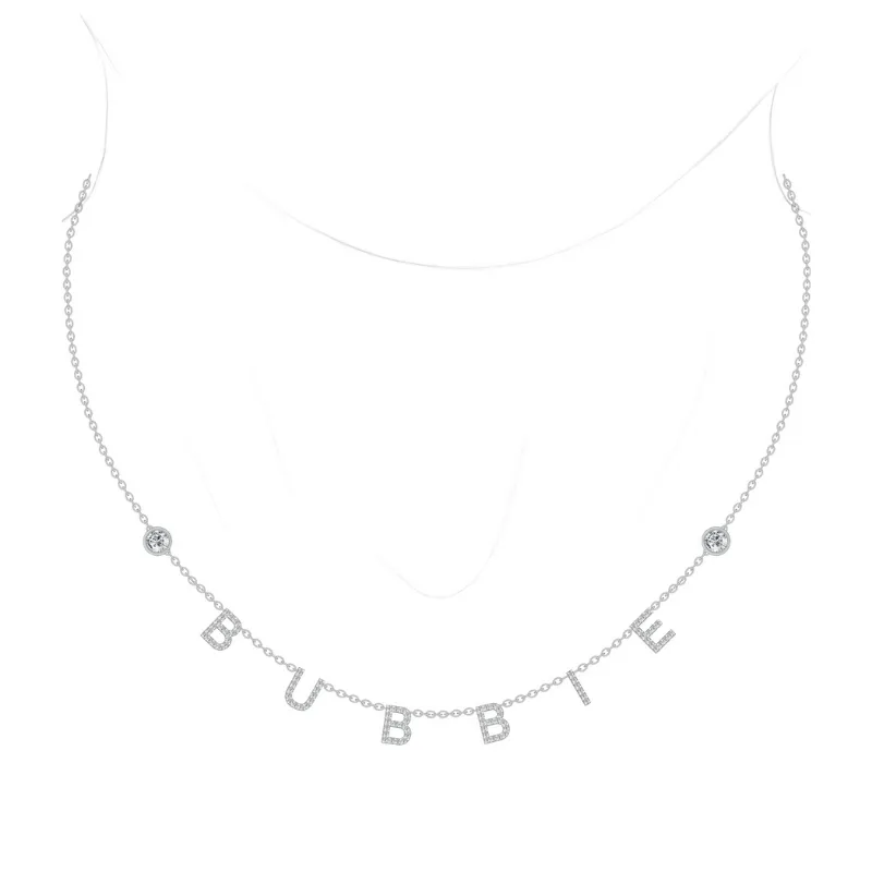 Custom BUBBIE Diamond Necklace