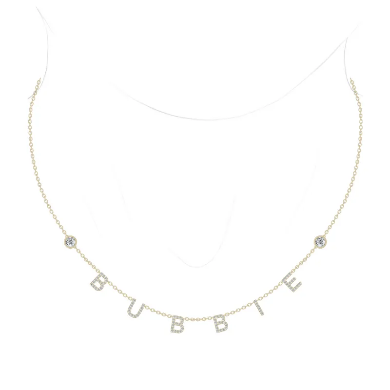 Custom BUBBIE Diamond Necklace