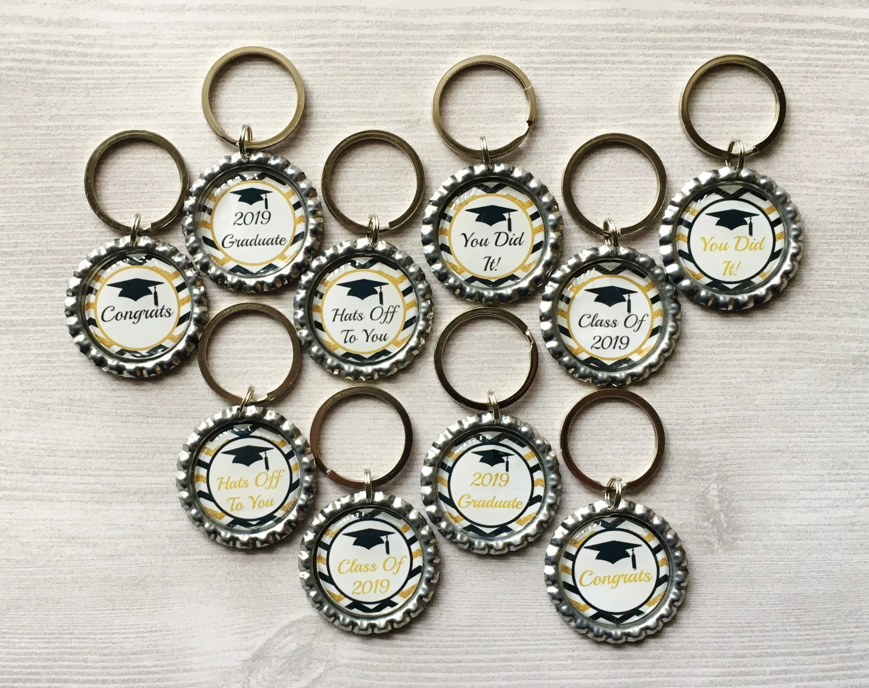 Custom Order - Class of 2020 Keychains, Set of 11