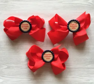 Custom School Hair Bow