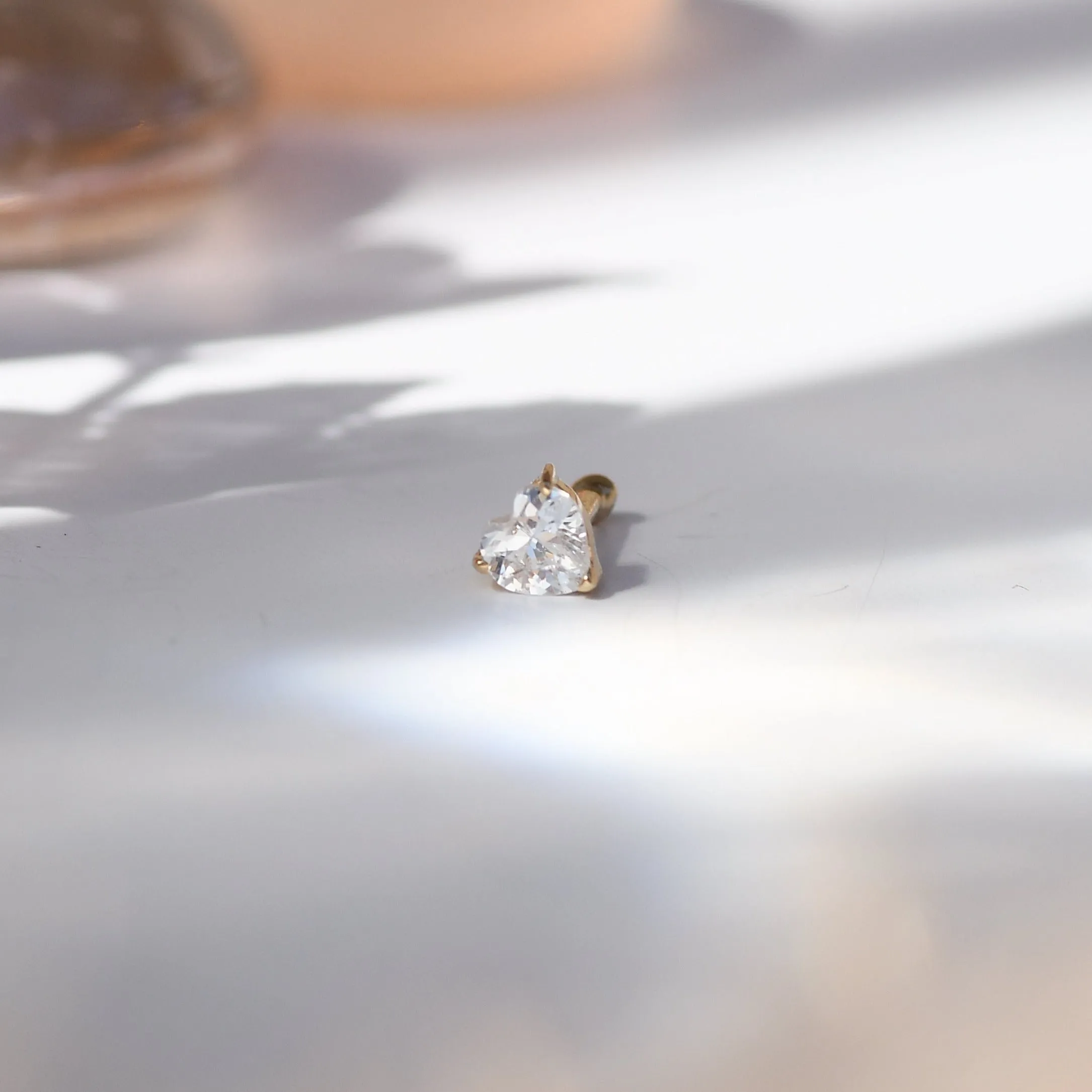 Dainty Heart (SOLID 14k GOLD)