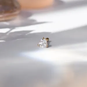 Dainty Heart (SOLID 14k GOLD)