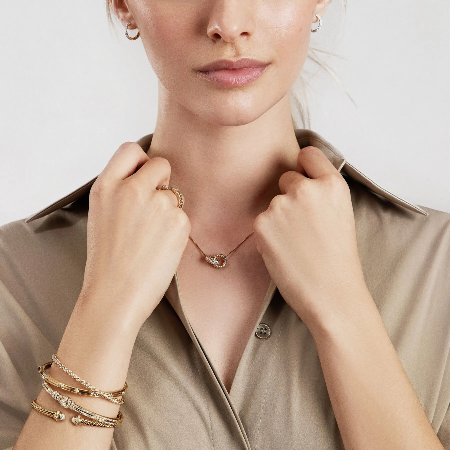 David Yurman   Ring in 18-Karat Yellow Gold
