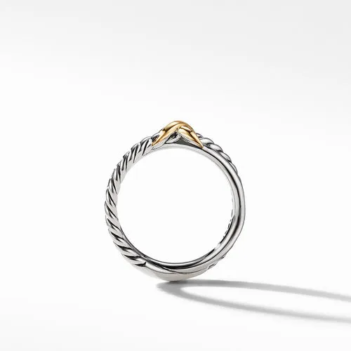 David Yurman   Ring in Silver and 18-Karat Yellow Gold