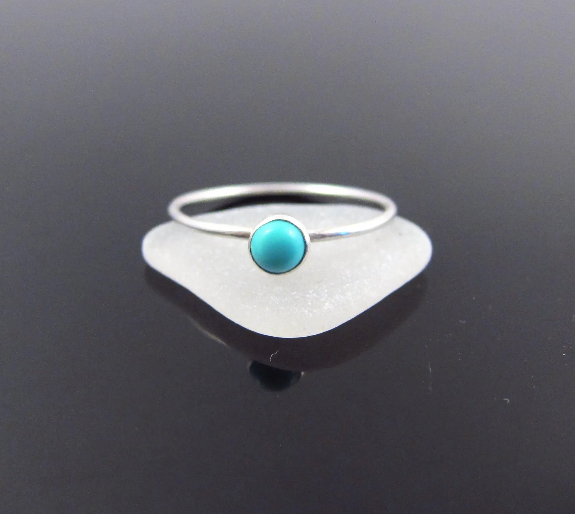 December Birthstone Ring Turquoise-Sterling Silver