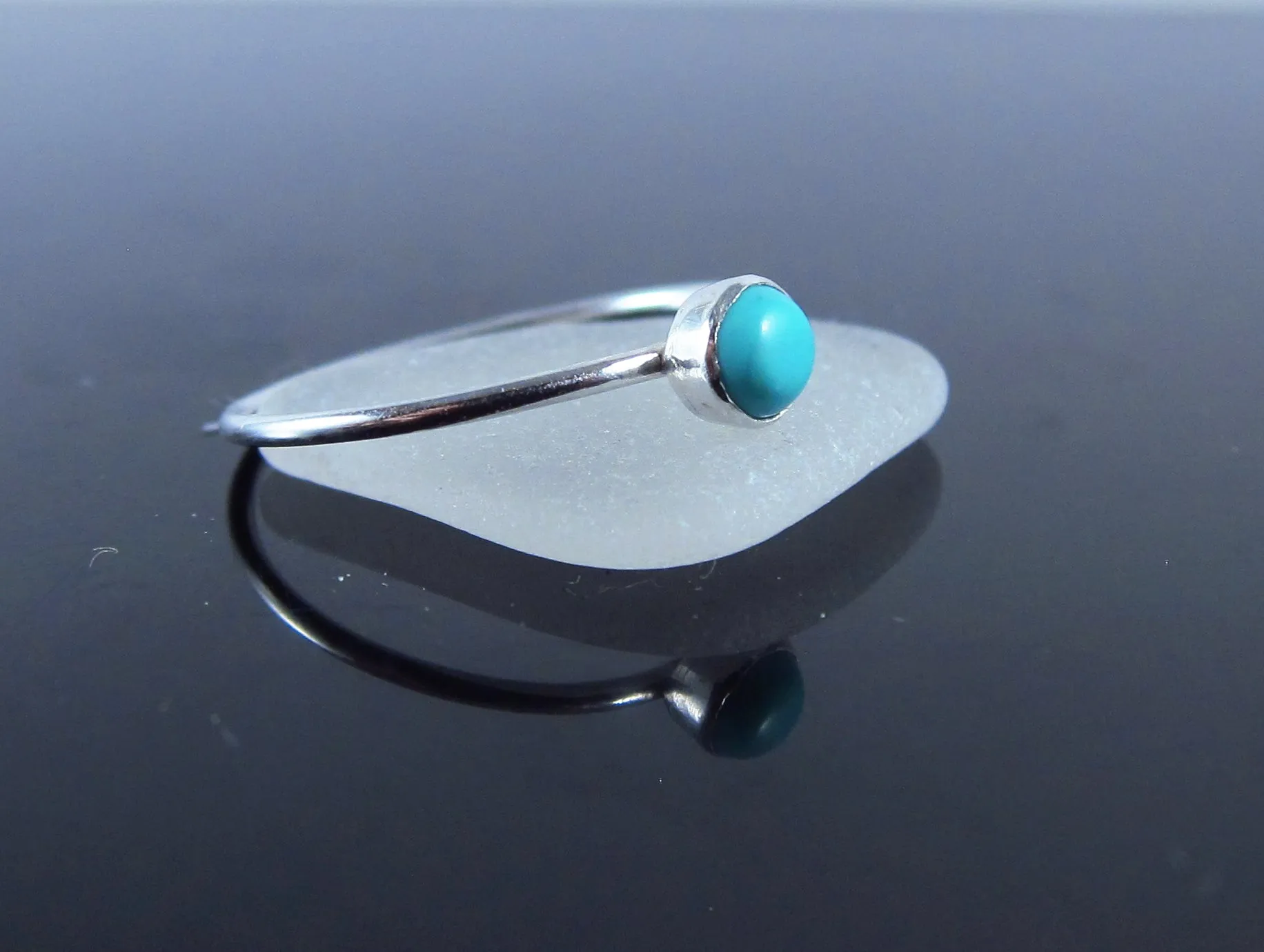 December Birthstone Ring Turquoise-Sterling Silver