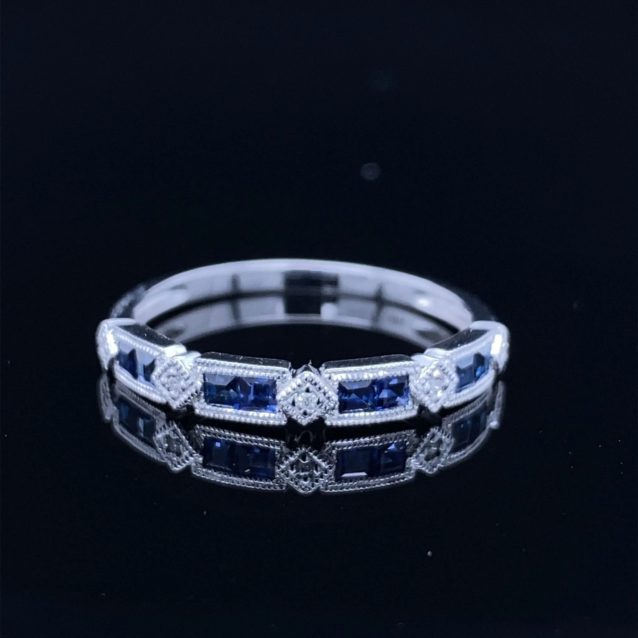 Deco-dant Gold Stacking Natural Precious Gemstone Ring