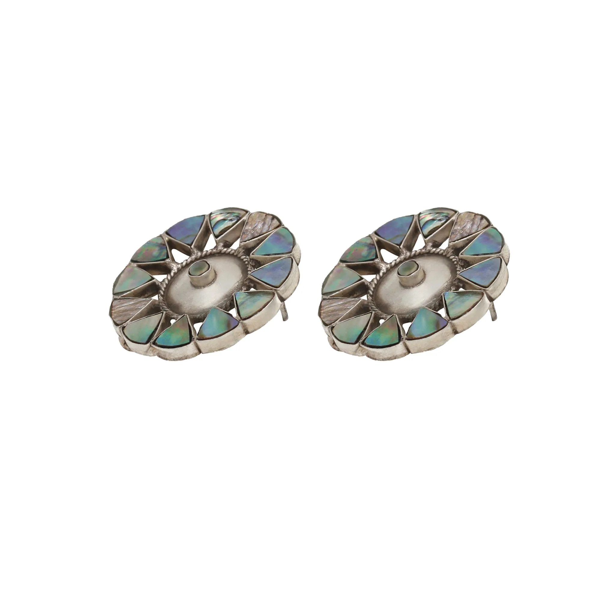 Delicate Beauty: Sangeeta Boochra Handcrafted Silver Studs