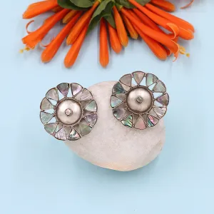 Delicate Beauty: Sangeeta Boochra Handcrafted Silver Studs