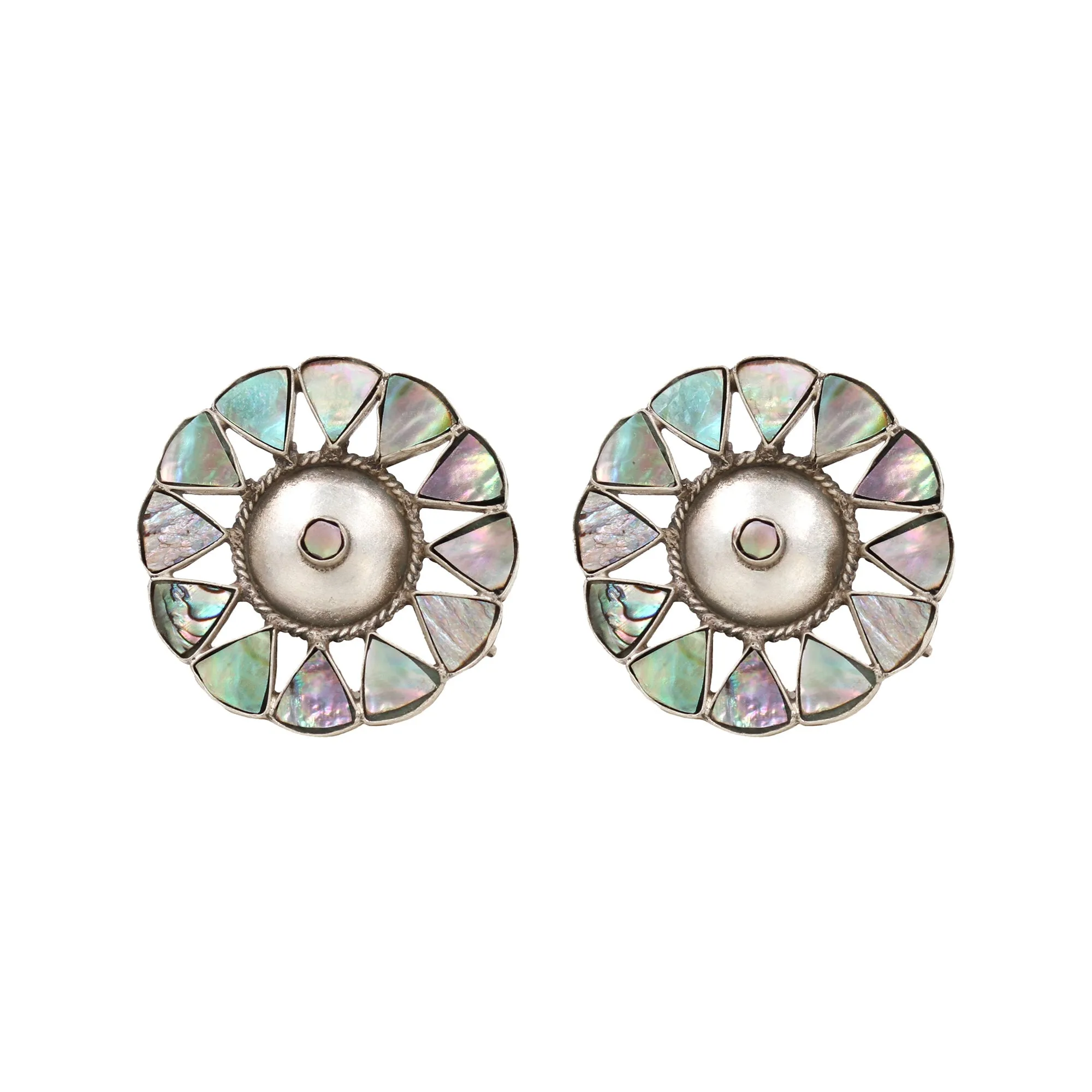 Delicate Beauty: Sangeeta Boochra Handcrafted Silver Studs
