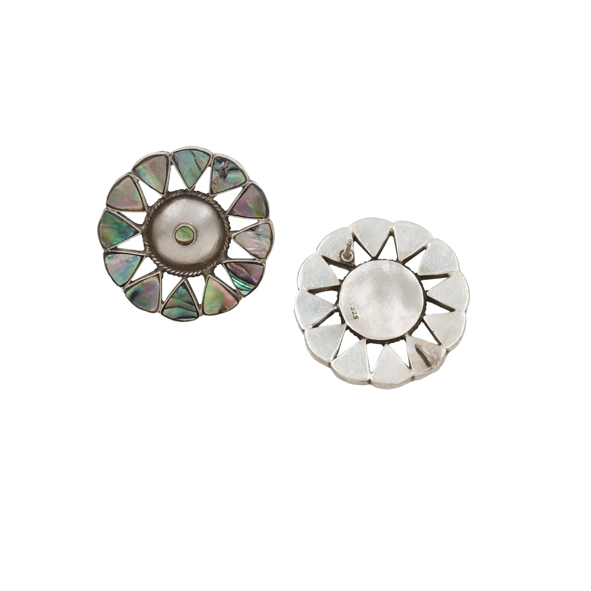 Delicate Beauty: Sangeeta Boochra Handcrafted Silver Studs