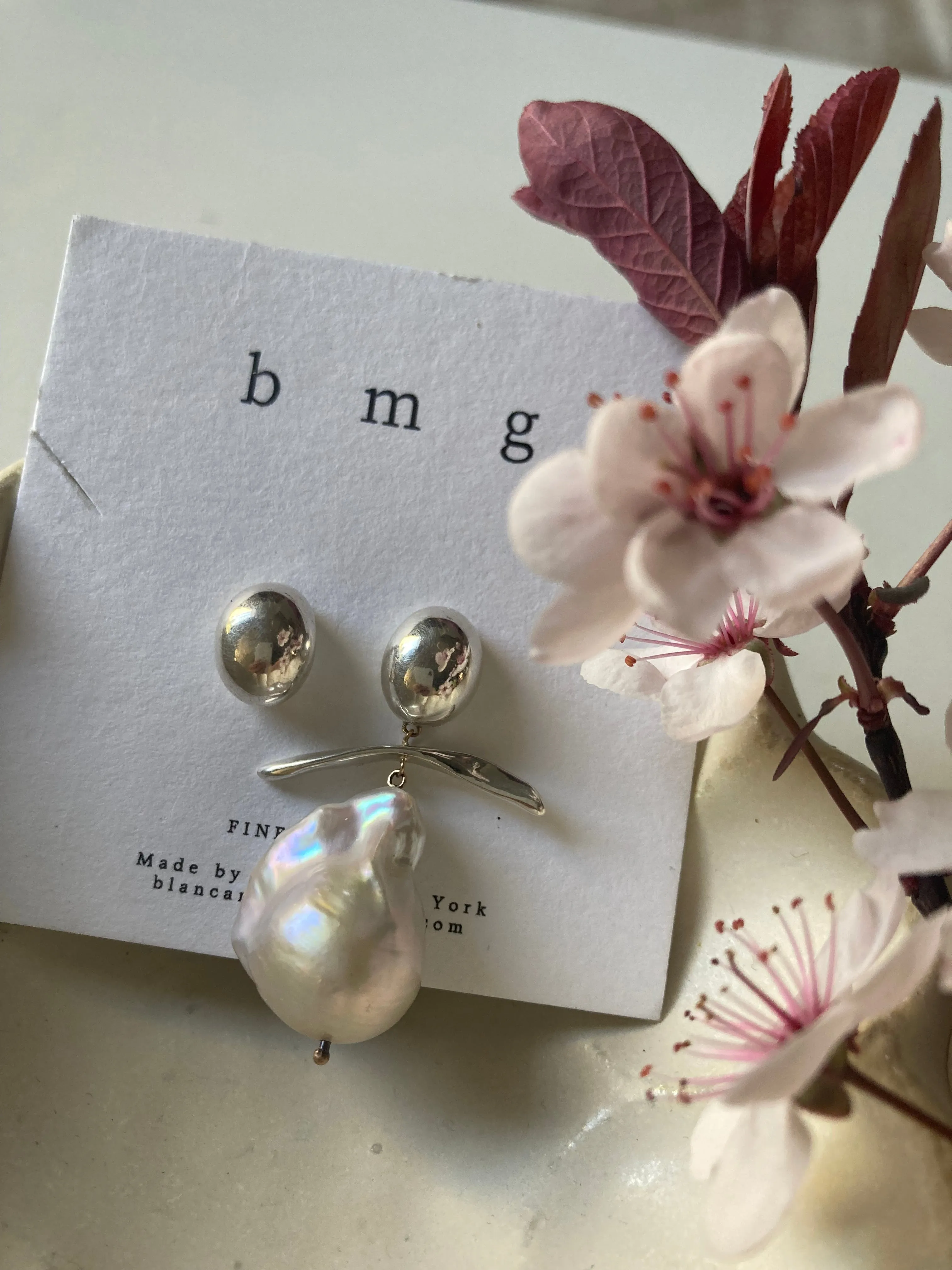 Delphine pearl earrings