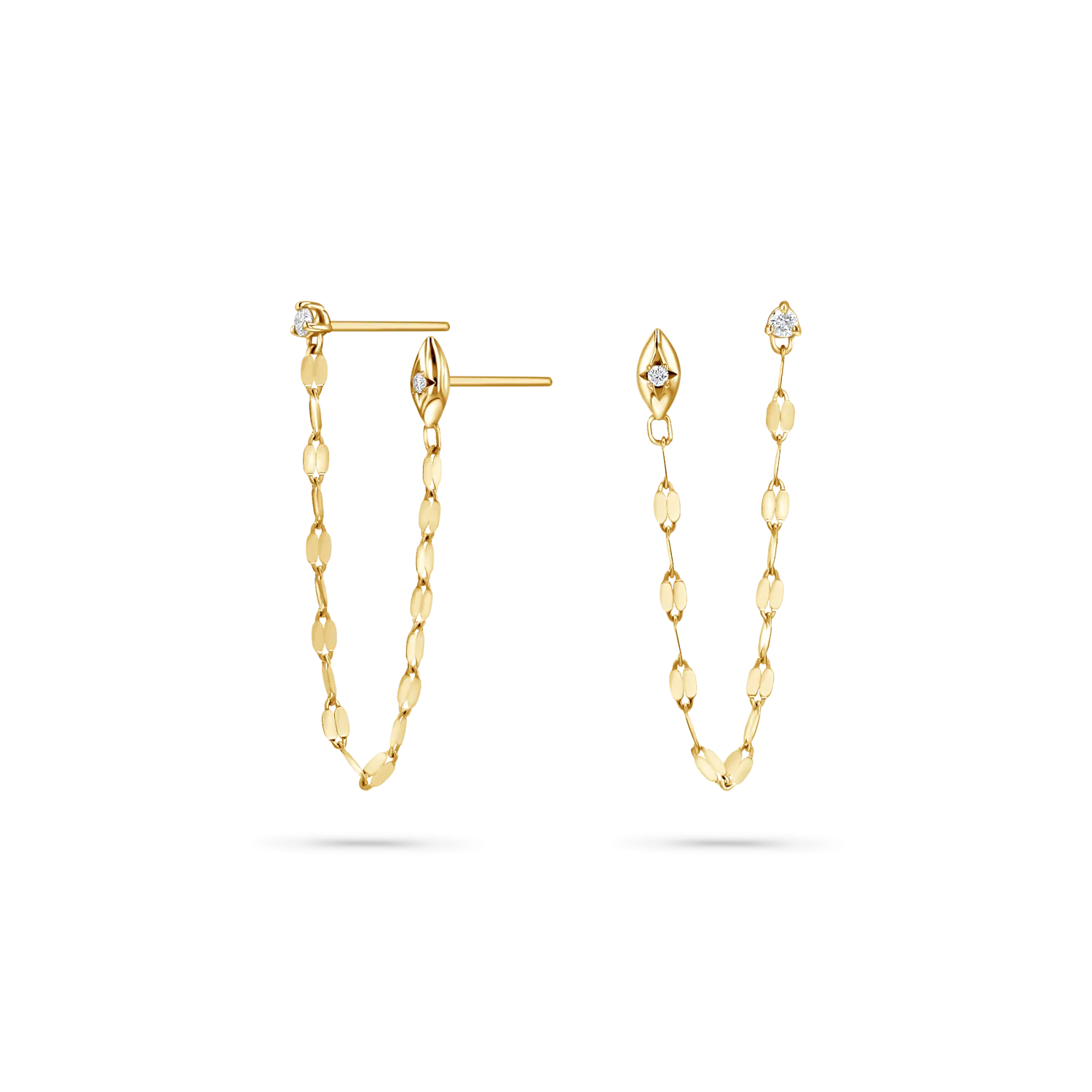 Demi Starset Duo Chain Earrings