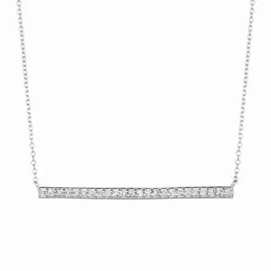 DIAMOND BAR NECKLACE 14K GOLD (0.25 CTW) 2