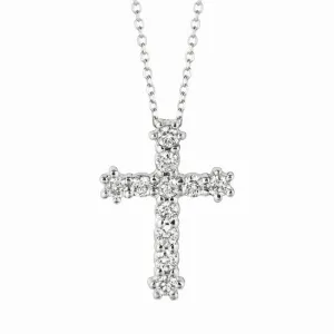 DIAMOND CROSS NECKLACE 14K GOLD (0.54 CTW) 2