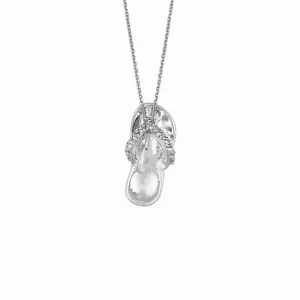 DIAMOND FLIP FLOP NECKLACE 14K GOLD (0.11 CTW)