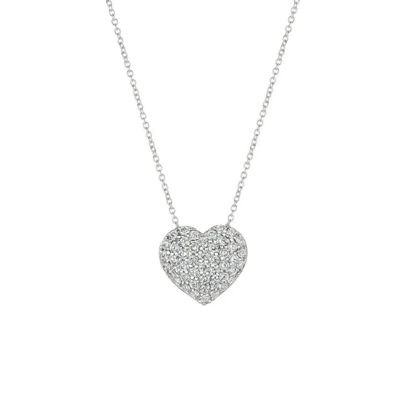 DIAMOND HEART NECKLACE 14K GOLD (1.5 CTW)