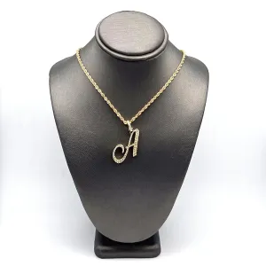 Diamond Letter Pendants