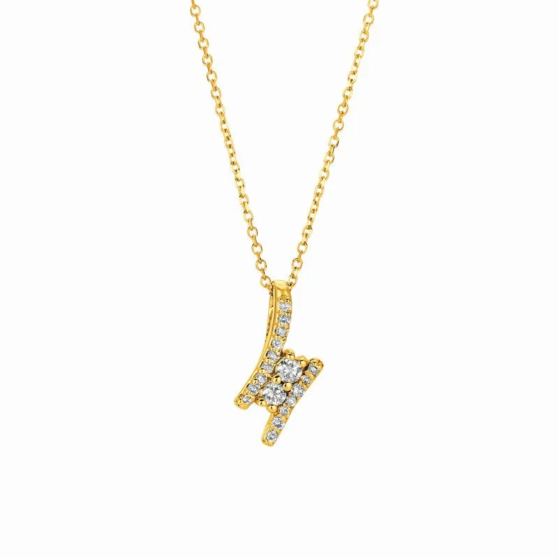 DIAMOND NECKLACE 14K GOLD (0.15 CTW) 1