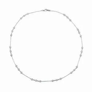 DIAMOND NECKLACE 14K GOLD (1 CTW) N4968.03-18W