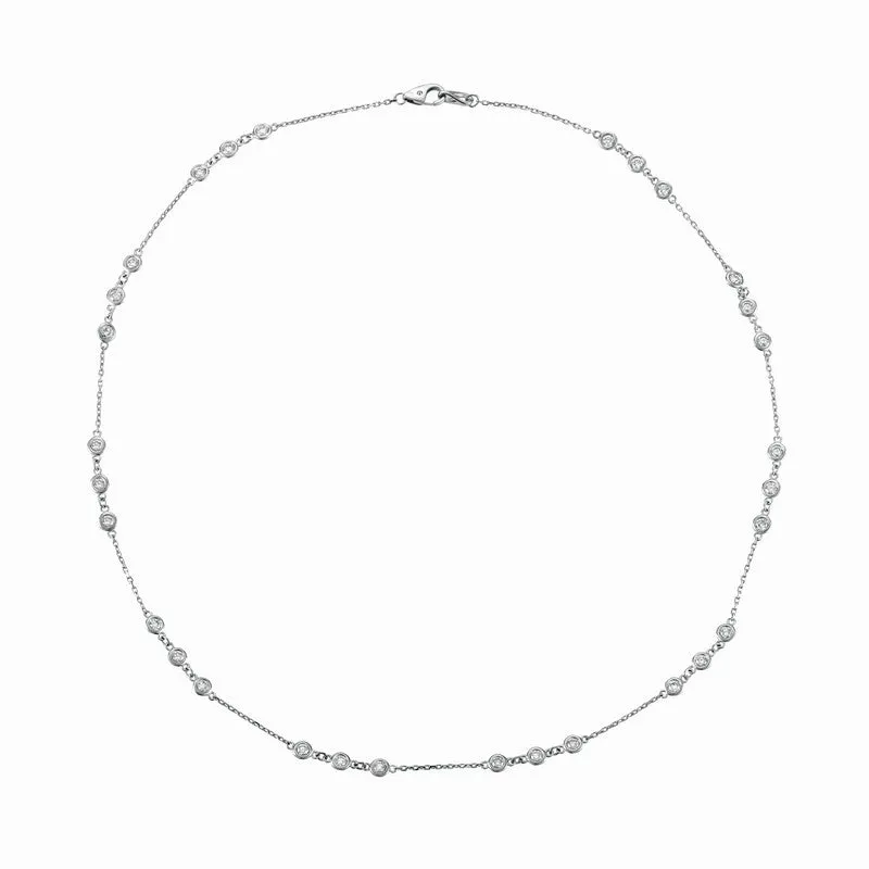 DIAMOND NECKLACE 14K GOLD (1 CTW) N4968.03-18W