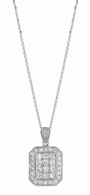 DIAMOND NECKLACE 14K GOLD (1.17 CTW)