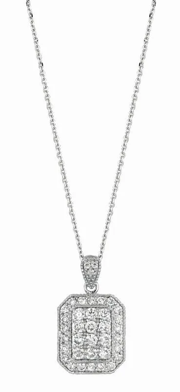 DIAMOND NECKLACE 14K GOLD (1.17 CTW)