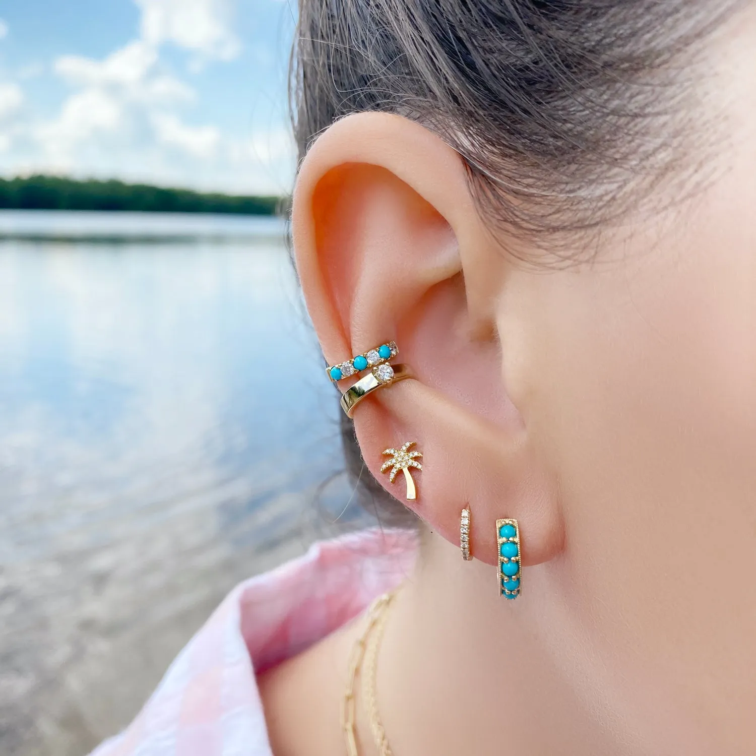 Diamond Palm Stud