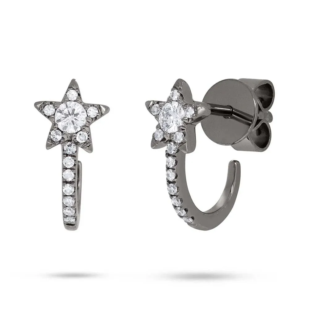 Diamond Star Earrings
