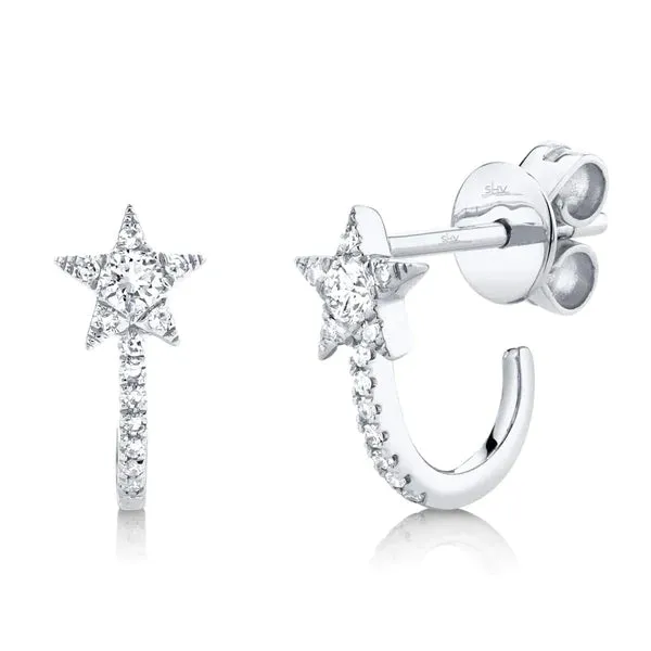 Diamond Star Earrings