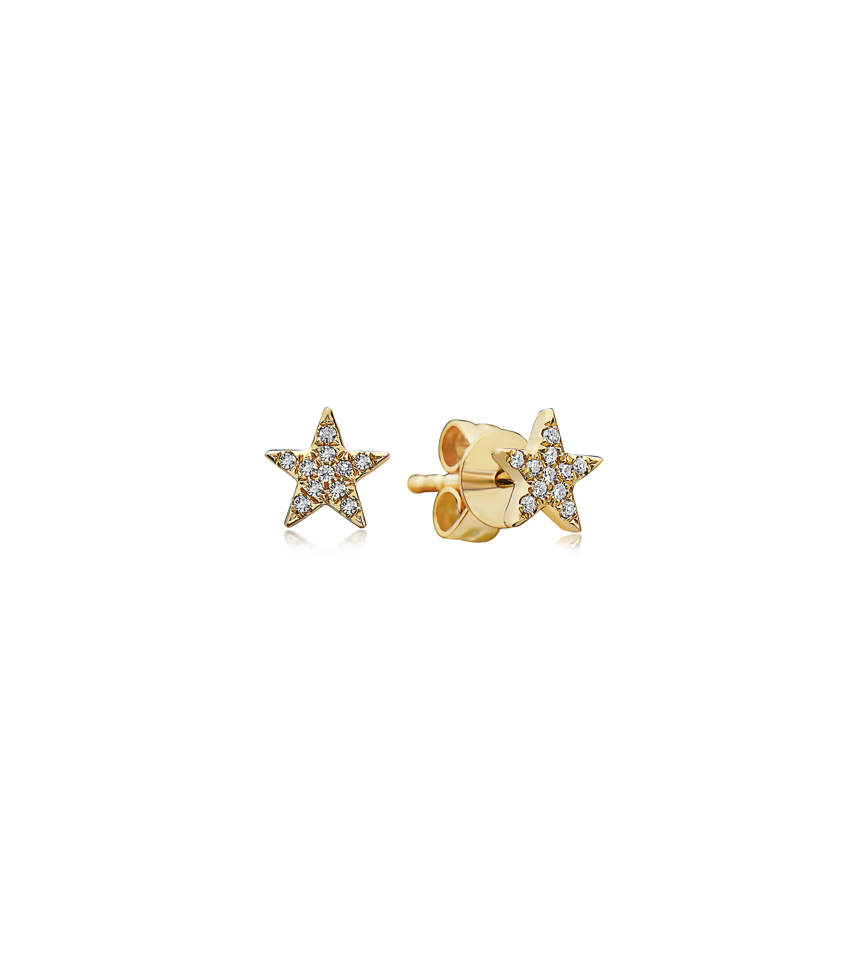 Diamond Star Stud Earring