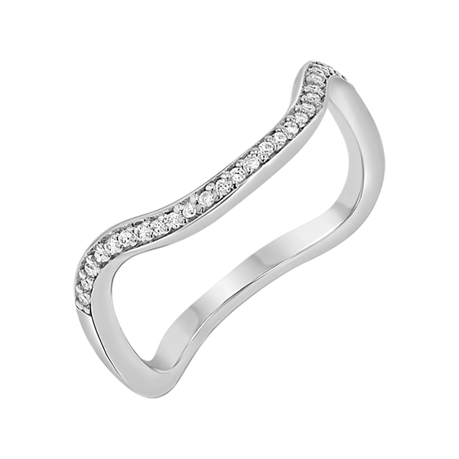 Diamond Wave Ring