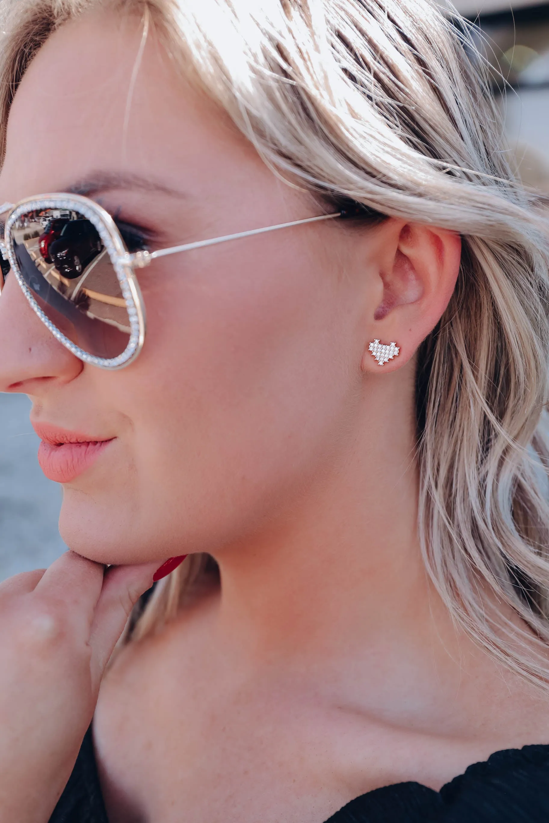 Dione Stud Earrings - Gold