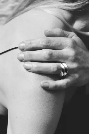 Disc Rings, Set of Two