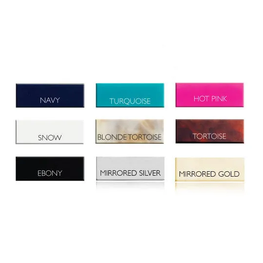 DISCONTINUED - Calypso Block Monogram Keychain (WS)