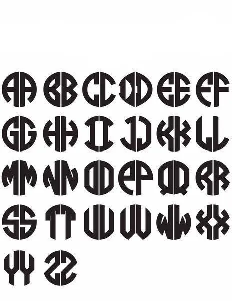 DISCONTINUED - Calypso Block Monogram Keychain (WS)