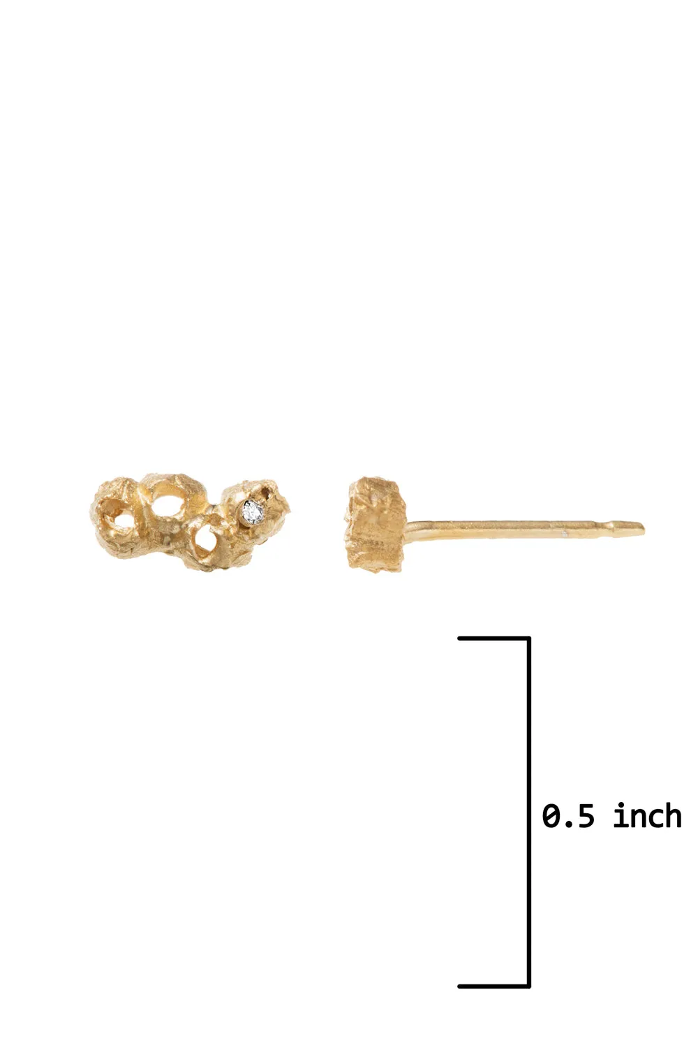 Doris Diamond Mini-Bar Earrings