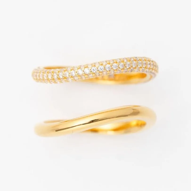 Double Pave Stacking Set