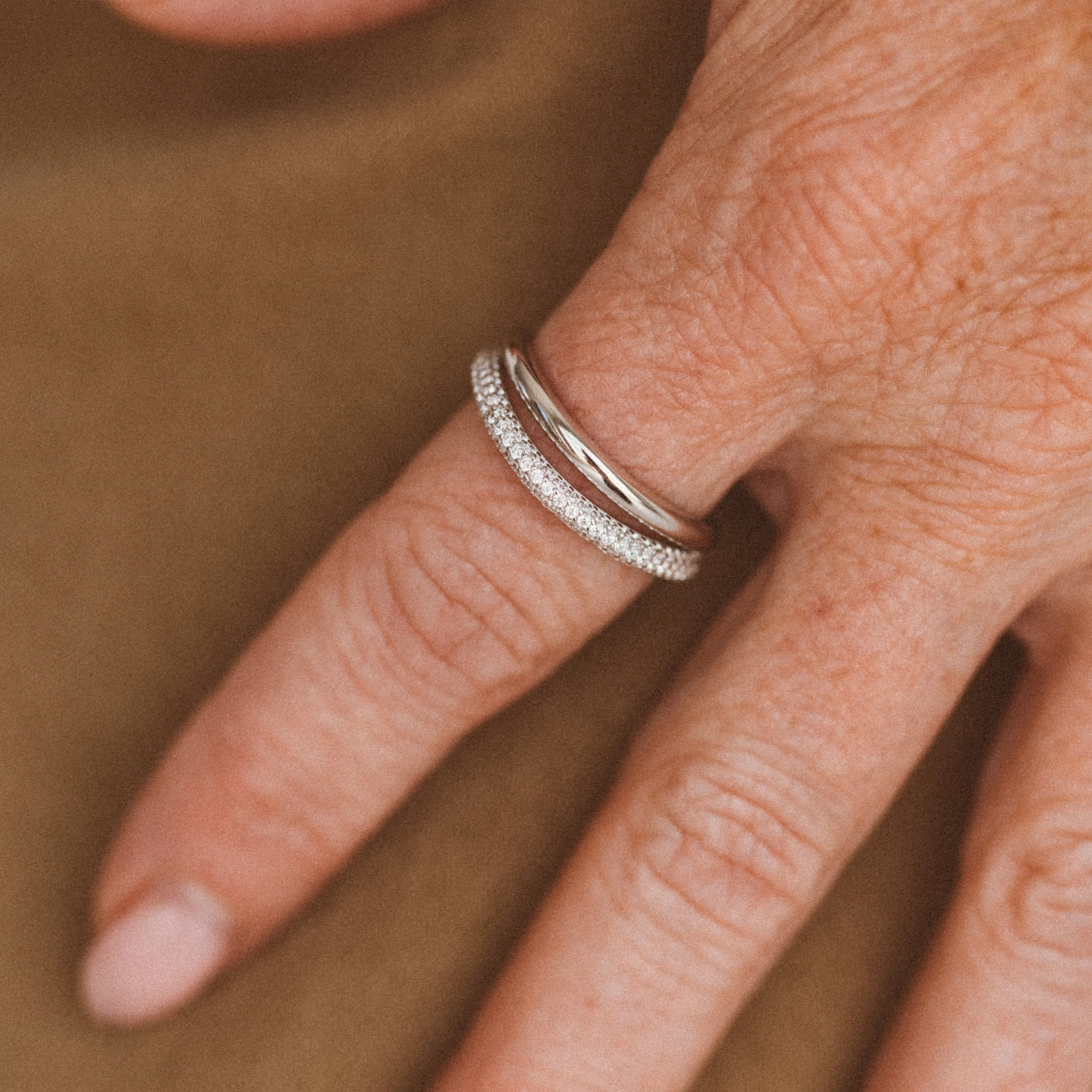 Double Pave Stacking Set
