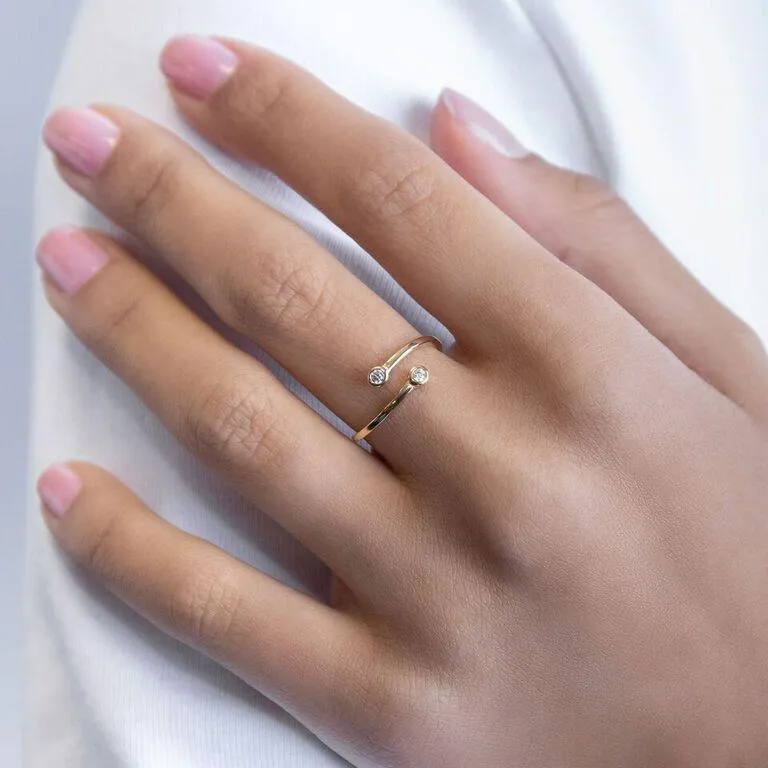 Double Solitaire Ring