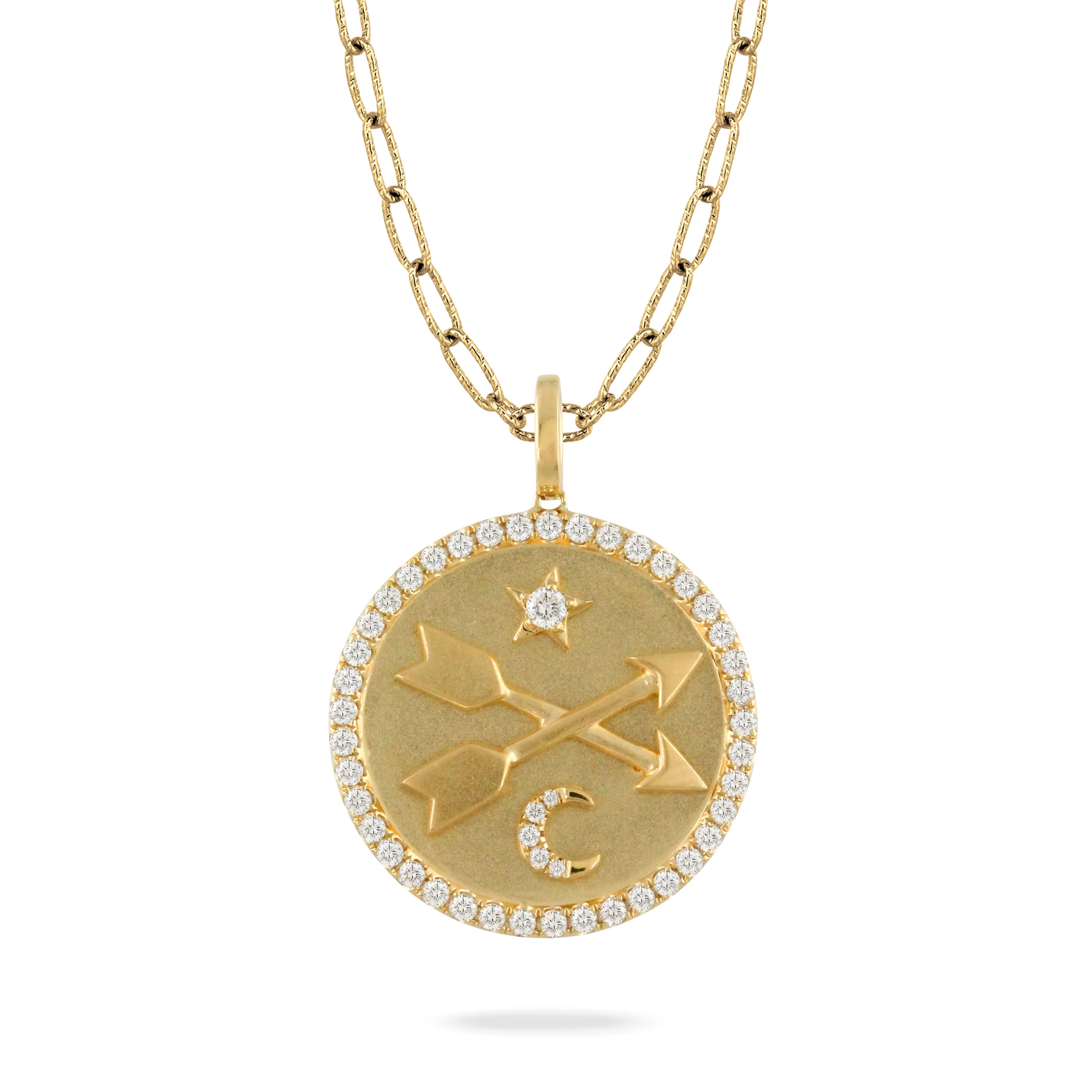 Doves Arrow Pendant