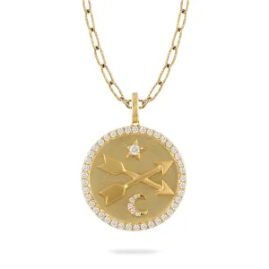 Doves Arrow Pendant