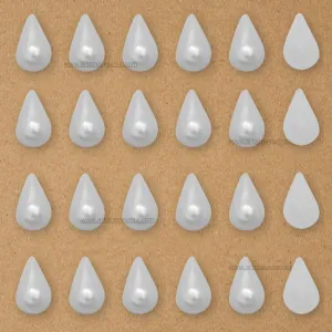Drop Shape Half Pearl Beads | Size : 14mm | 500g | PC47