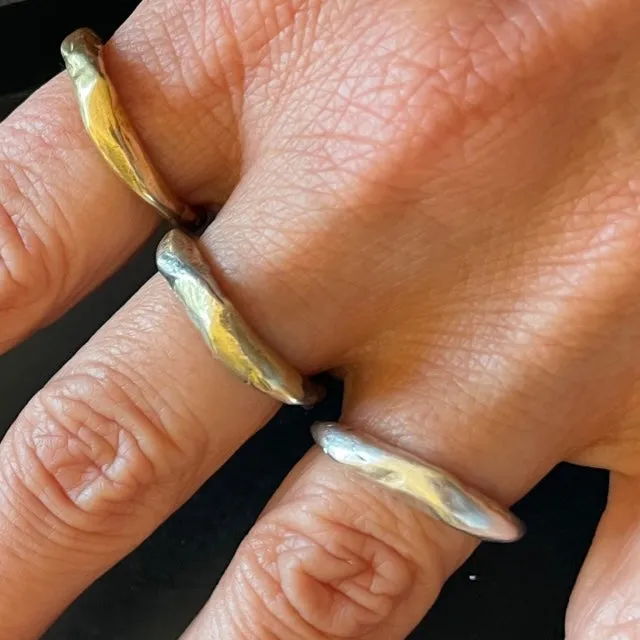 Element Ring in Silver