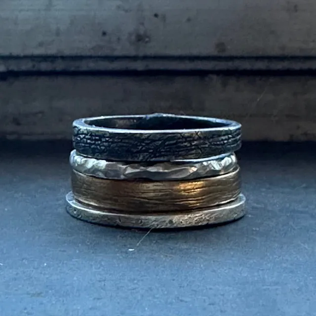 Elemental Harmony Ring Stack