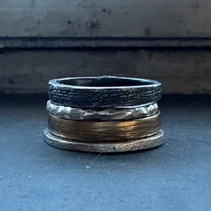 Elemental Harmony Ring Stack